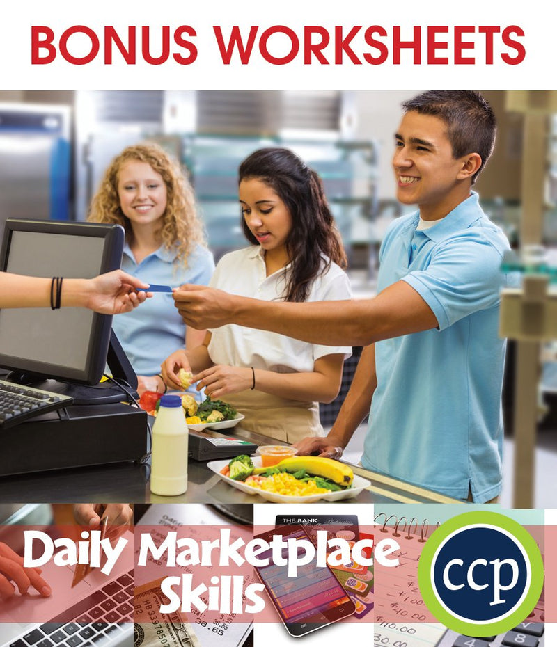 Daily Marketplace Skills - Canadian Content - BONUS WORKSHEETS
