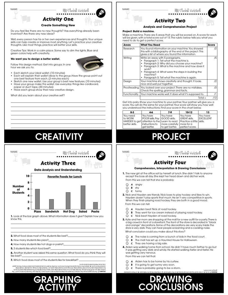 Problem Solving Skills Worksheets