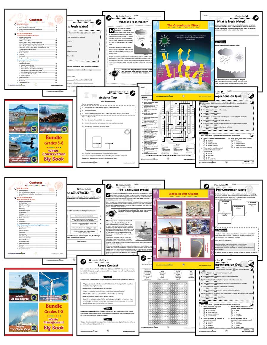 Middle School Environmental Studies Bundle CLASSROOM COMPLETE PRESS