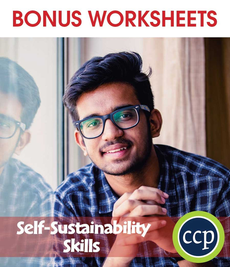 Real World Life Skills - Self-Sustainability Skills - BONUS WORKSHEETS