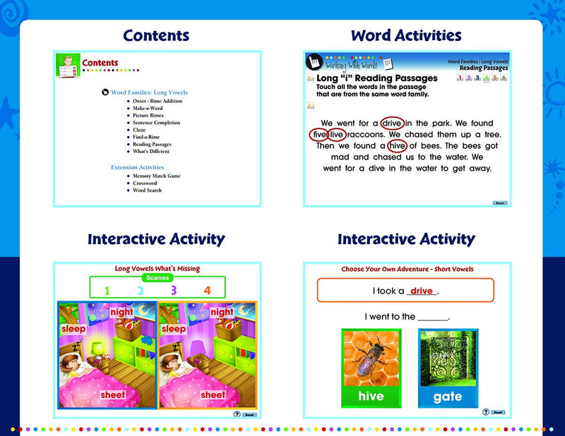Word Families: Long Vowels - Digital Lesson Plan