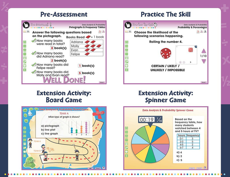 Data Analysis & Probability - Grades 3-5 - Digital Lesson Plan