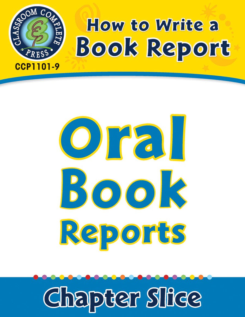 How to Write a Book Report: Oral Book Reports