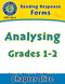 Reading Response Forms: Analysing Gr. 1-2