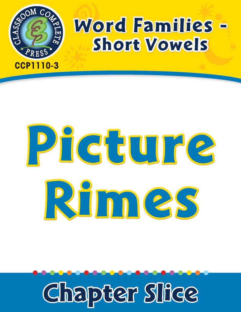 Word Families - Short Vowels: Picture Rimes