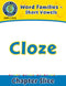 Word Families - Short Vowels: Cloze