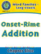 Word Families - Long Vowels: Onset-Rime Addition
