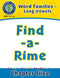 Word Families - Long Vowels: Find-a-Rime