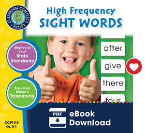 High Frequency Sight Words