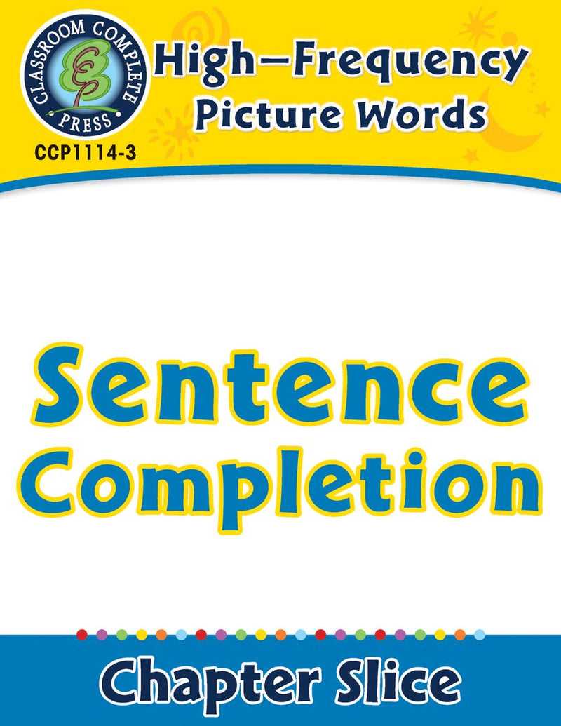 High-Frequency Picture Words: Sentence Completion