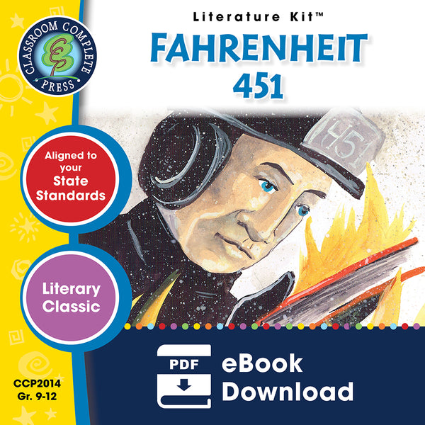 Literature Study Guide for Fahrenheit 451, Acceptable for States that  Reimburse 