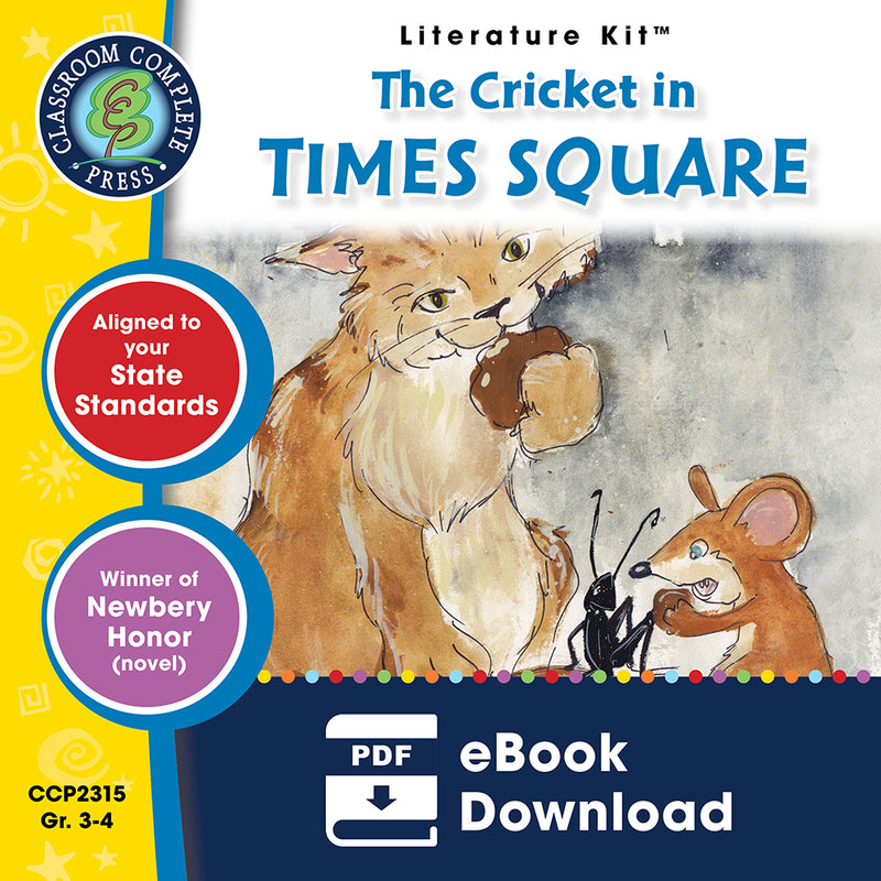 The Cricket in Times Square (Novel Study Guide)
