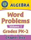 Algebra: Word Problems Vol. 1 Gr. PK-2