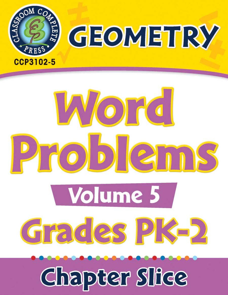 Geometry: Word Problems Vol. 5 Gr. PK-2