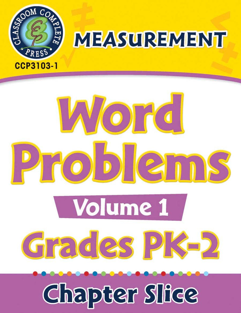 Measurement: Word Problems Vol. 1 Gr. PK-2