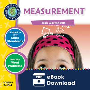 Measurement - Grades PK-2 - Task Sheets