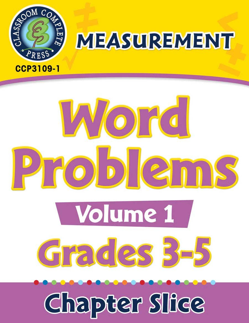 Measurement: Word Problems Vol. 1 Gr. 3-5