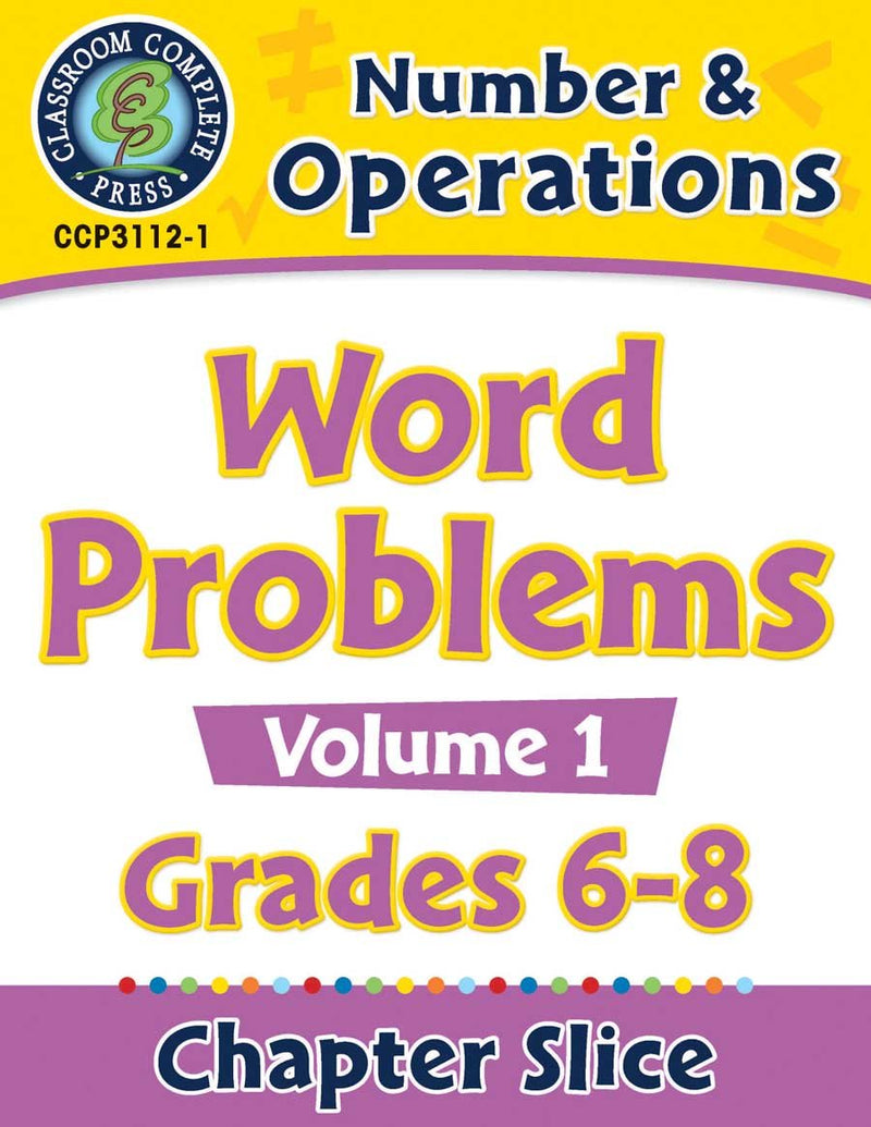 Number & Operations - Task Sheets Vol. 1 Gr. 6-8