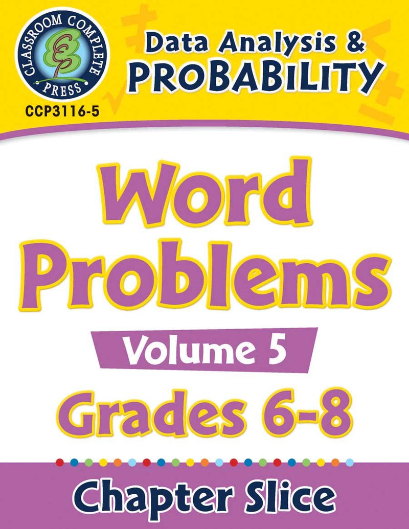 Data Analysis & Probability - Task Sheets Vol. 5 Gr. 6-8