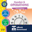Number & Operations - Grades PK-2 - Drill Sheets