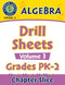 Algebra - Drill Sheets Vol. 3 Gr. PK-2