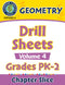 Geometry - Drill Sheets Vol. 4 Gr. PK-2