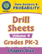 Data Analysis & Probability - Drill Sheets Vol. 4 Gr. PK-2