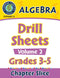 Algebra: Drill Sheets Vol. 2 Gr. 3-5