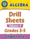 Algebra: Drill Sheets Vol. 6 Gr. 3-5