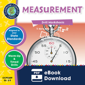 Measurement - Grades 3-5 - Drill Sheets