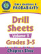 Data Analysis & Probability: Drill Sheets Vol. 3 Gr. 3-5