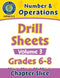 Number & Operations - Drill Sheets Vol. 3 Gr. 6-8