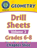 Geometry - Drill Sheets Vol. 2 Gr. 6-8