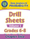 Data Analysis & Probability - Drill Sheets Vol. 1 Gr. 6-8
