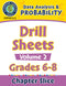 Data Analysis & Probability - Drill Sheets Vol. 2 Gr. 6-8