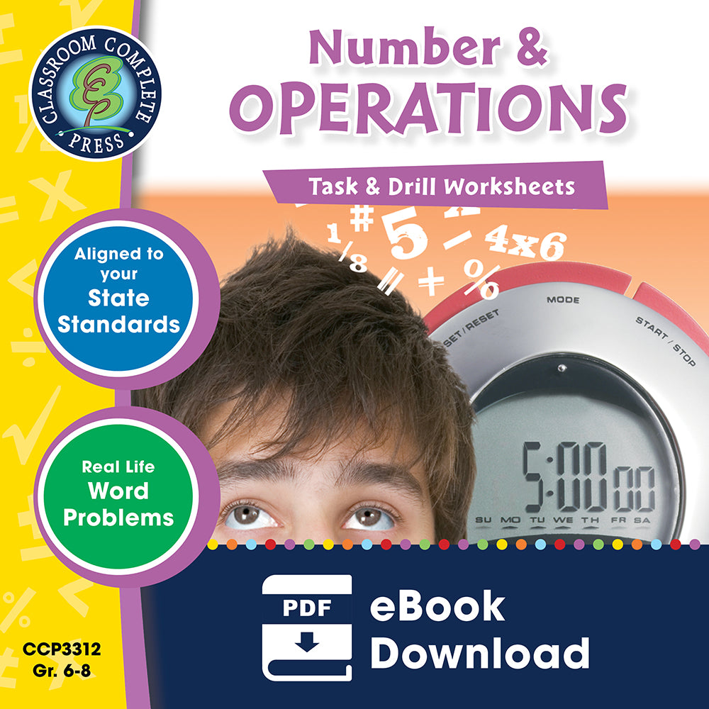 Number & Operations - Grades 6-8 - Task & Drill Sheets – CLASSROOM ...