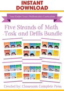 Five Strands of Math - Task and Drills Bundle