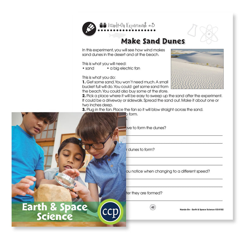 Earth & Space Science: Make Sand Dunes - WORKSHEET