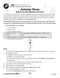 Force: Balanced and Unbalanced Forces Experiment - WORKSHEET