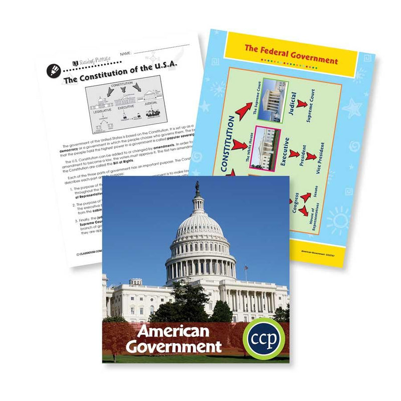 American Government: The Three Branches of Government - WORKSHEET