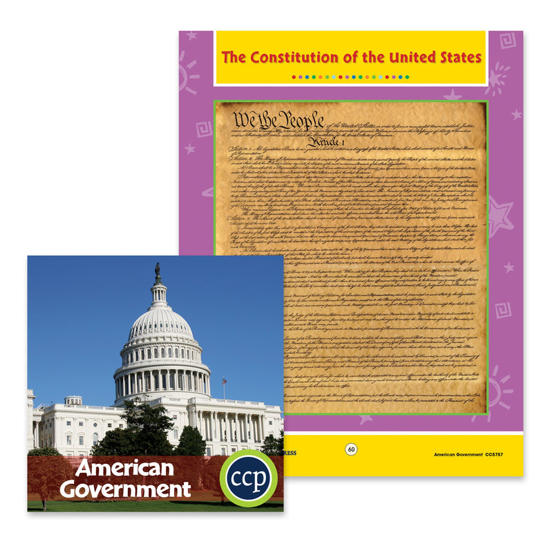 American Government: The Constitution of the United States - WORKSHEET