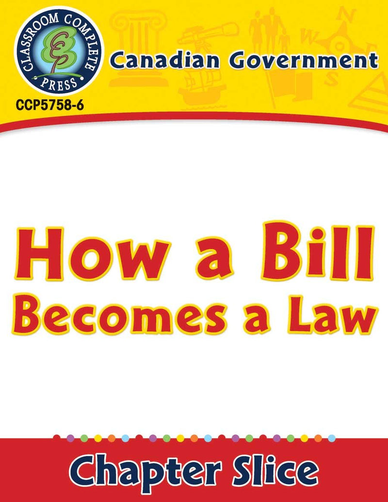 Canadian Government: How a Bill Becomes a Law
