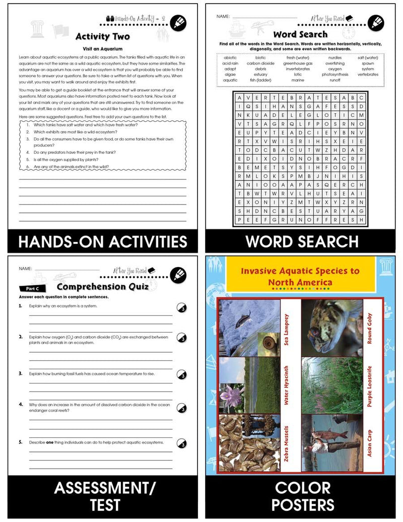 Conservation: Waterway Habitat Resources: Where Are Aquatic Ecosystems? Gr. 5-8