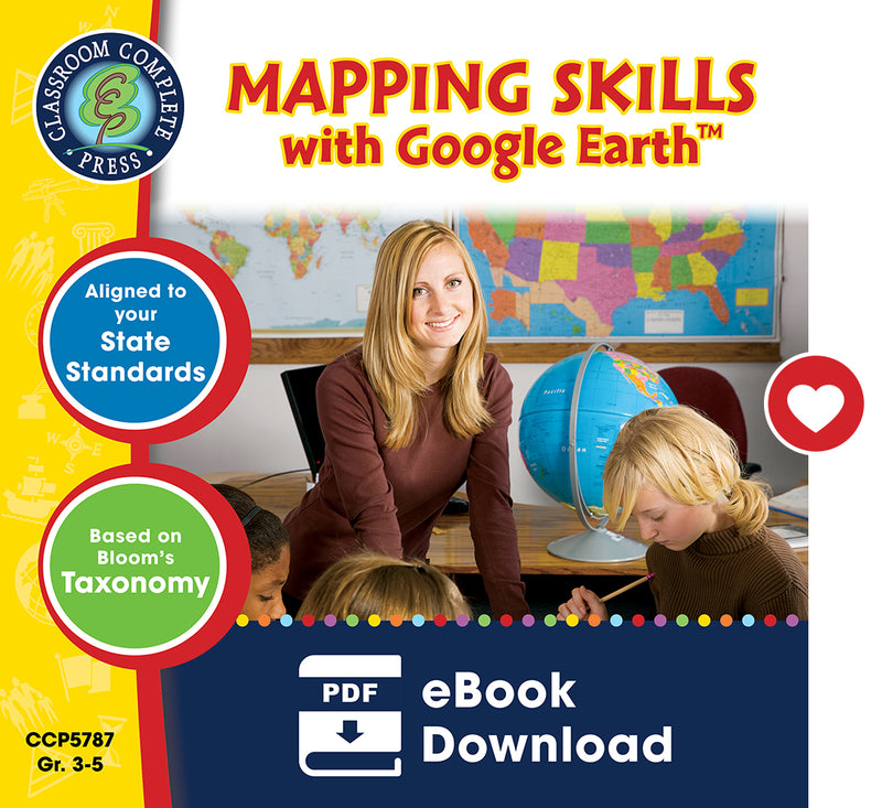 Mapping Skills with Google Earth - Grades 3-5