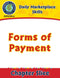 Daily Marketplace Skills: Forms of Payment Gr. 6-12