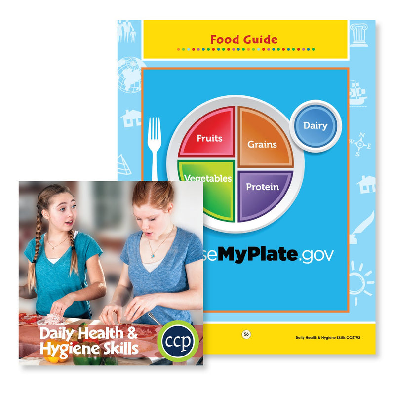 Daily Health & Hygiene Skills: MyPlate Food Guide - WORKSHEET