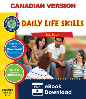 Daily Life Skills Big Book - Canadian Content