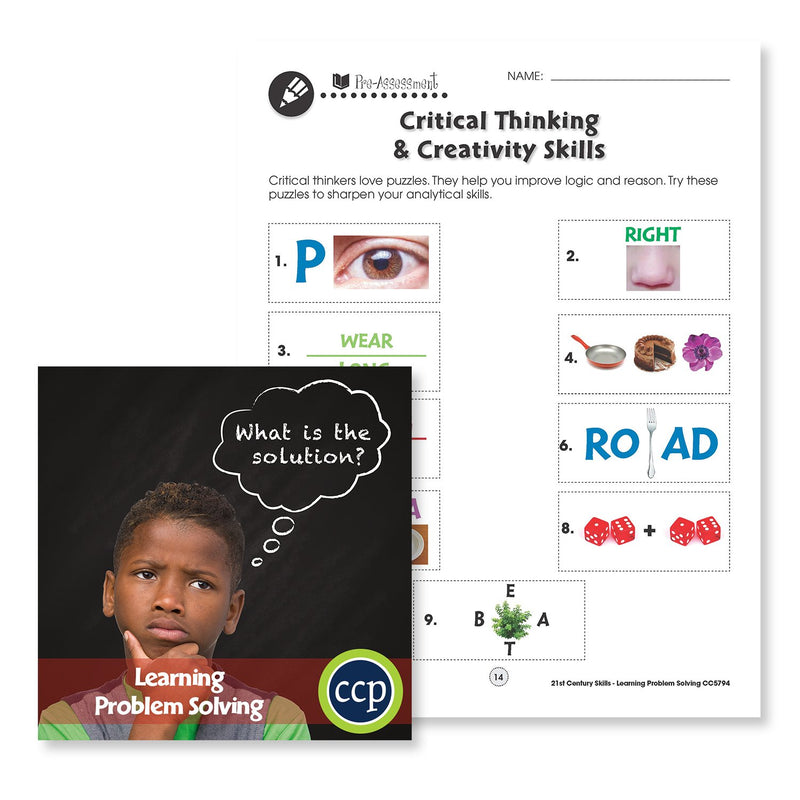 21st Century Skills - Learning Problem Solving: Critical Thinking Puzz ...