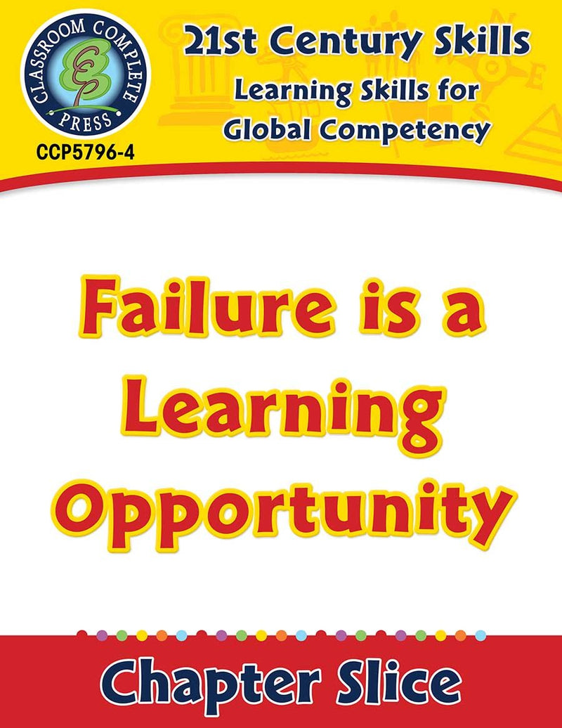 Learning Skills for Global Competency: Failure is a Learning Opportunity Gr. 3-8+