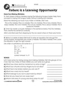 Learning Skills for Global Competency: Have Fun Making Mistakes - WORKSHEETS